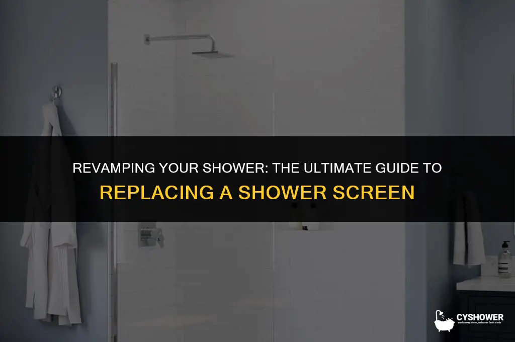 how much to replace a shower screen
