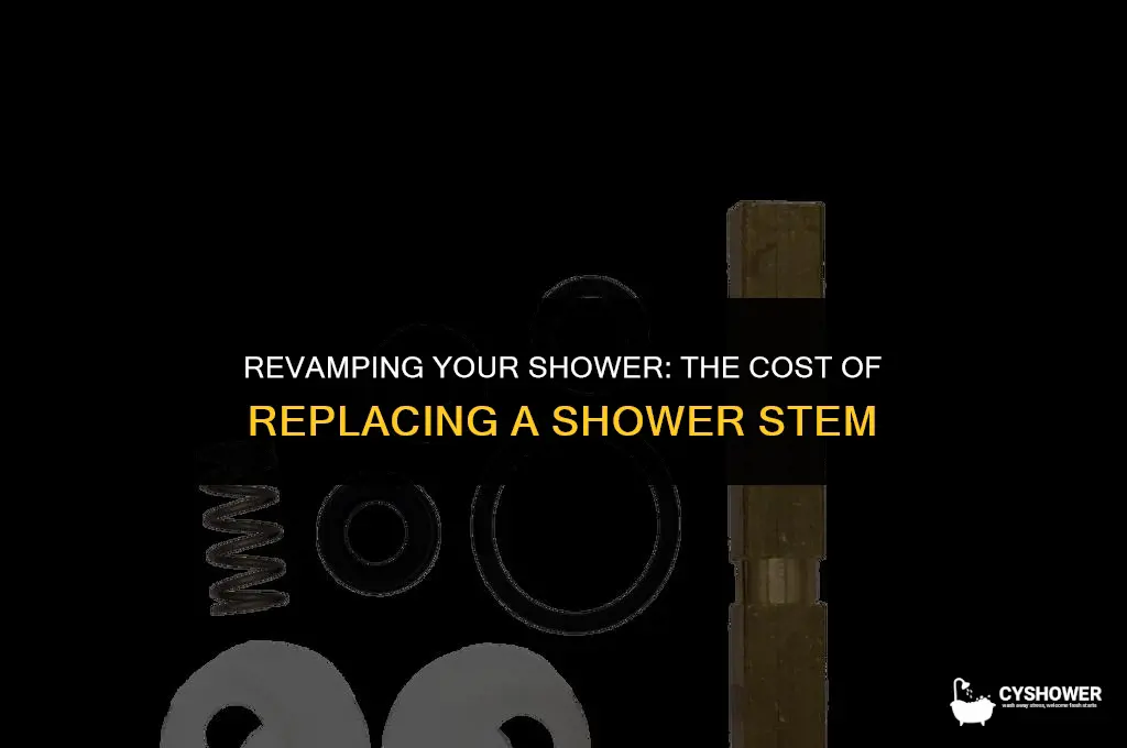 how much to replace a shower stem