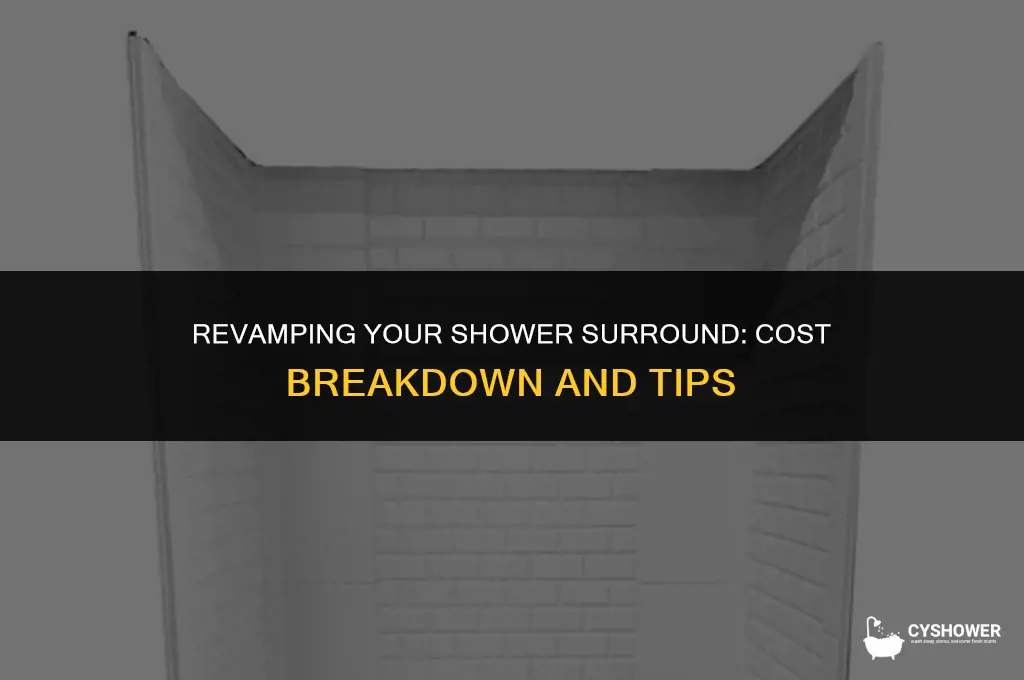 how much to replace a shower surround