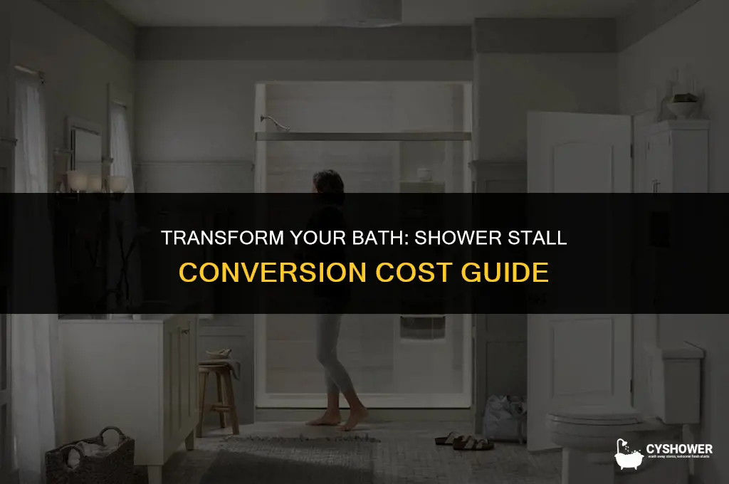 how much to replace a tub with a shower stall