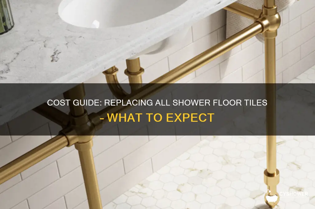 how much to replace all shower floor tiles