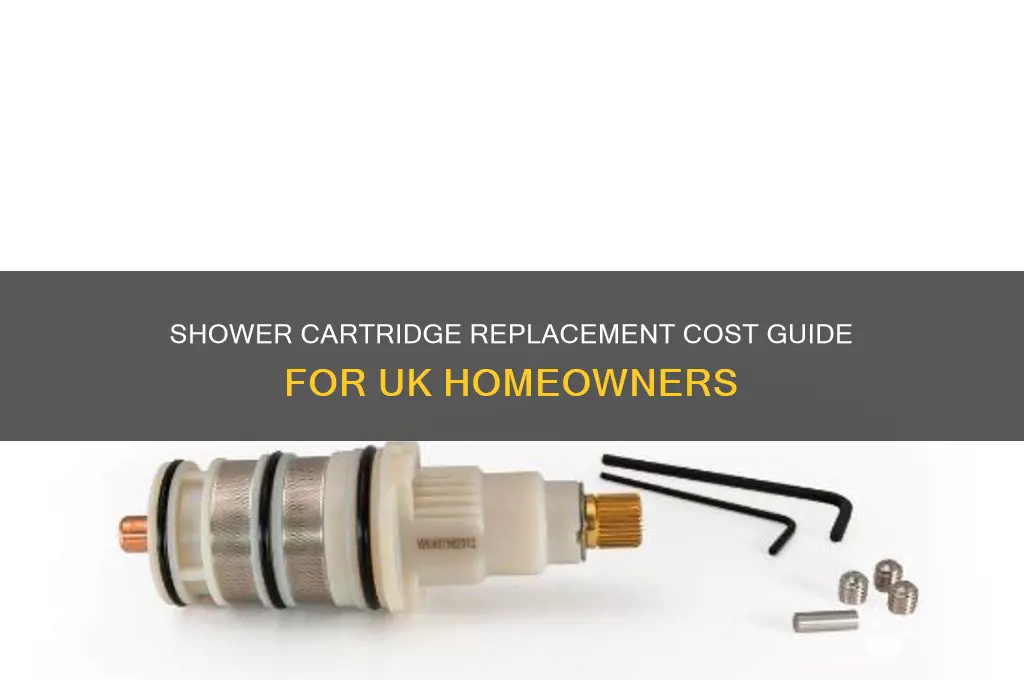 how much to replace shower cartridge uk