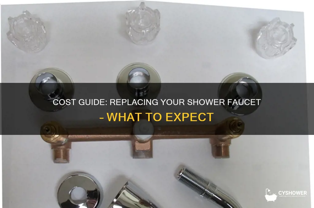 how much to replace shower faucet
