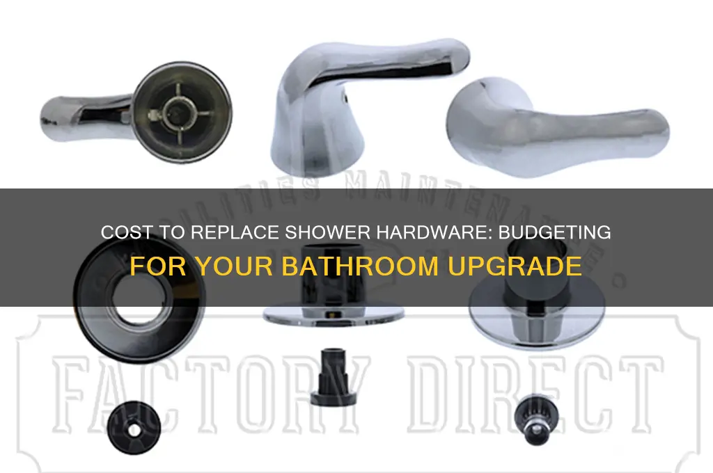 how much to replace shower hardware