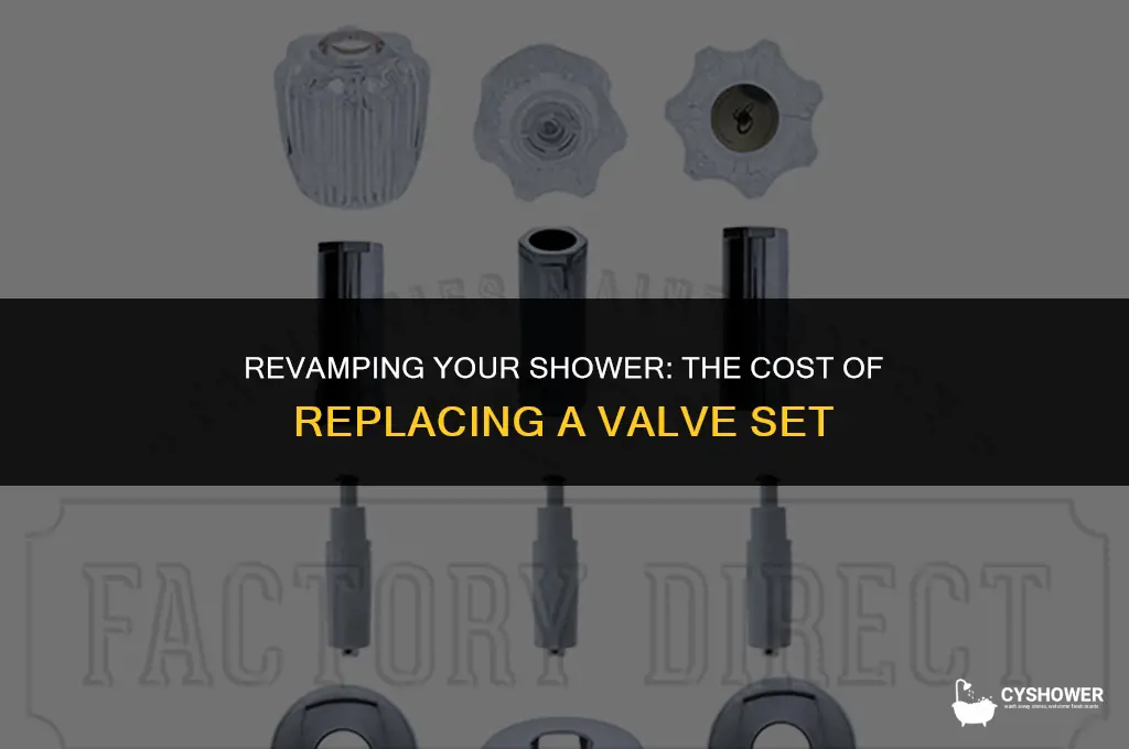 how much to replace shower valve set
