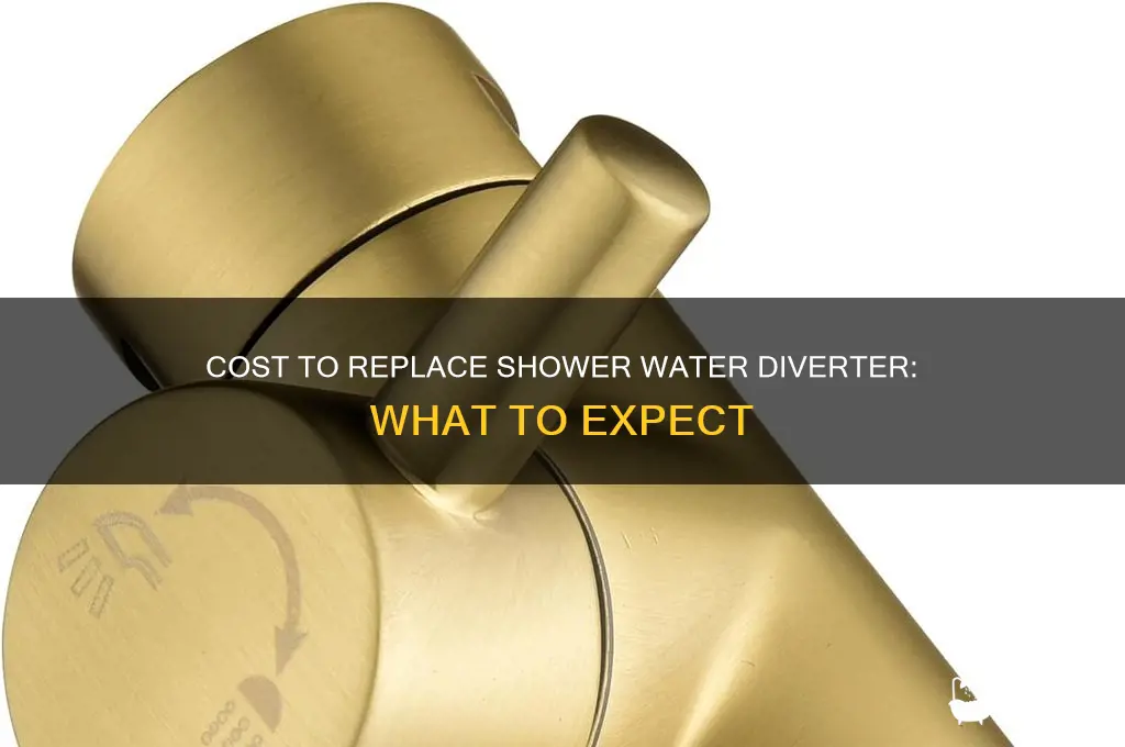 how much to replace water diverter in shower