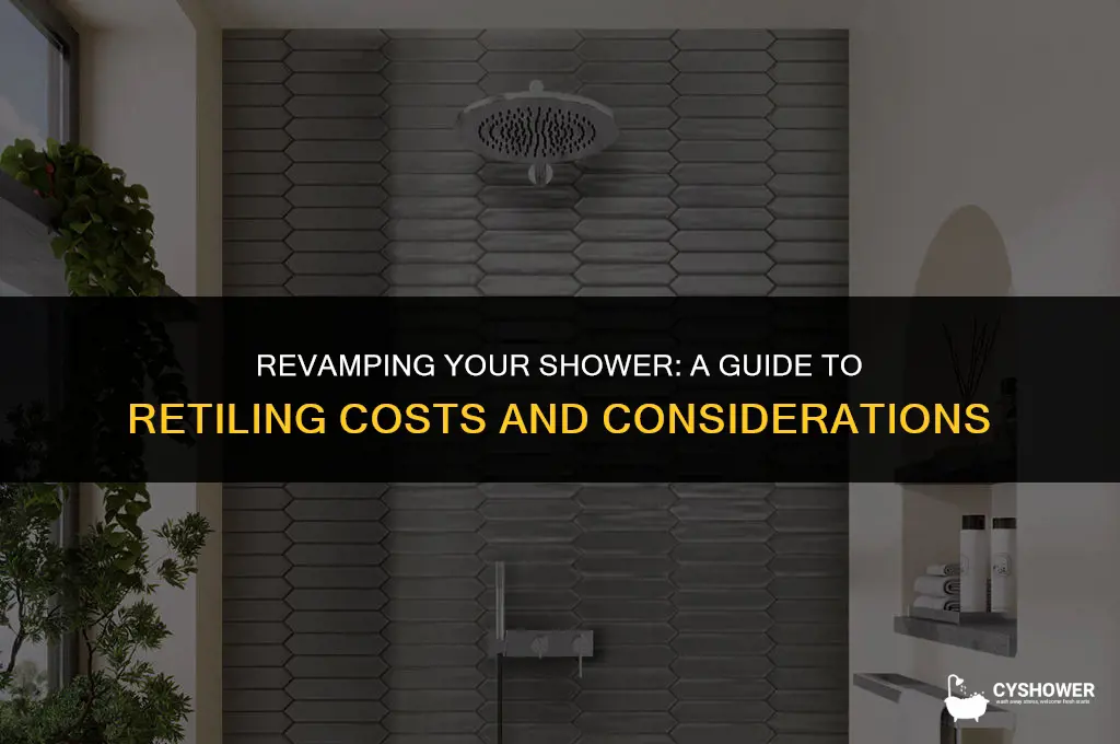 how much to retile a shower stall