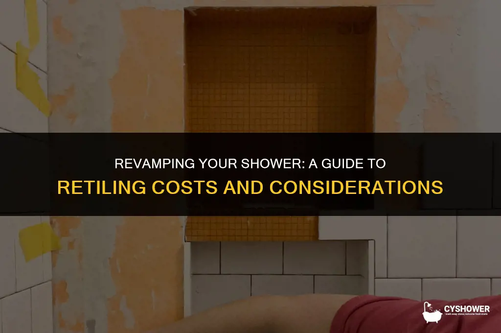 how much to retile a shower wall