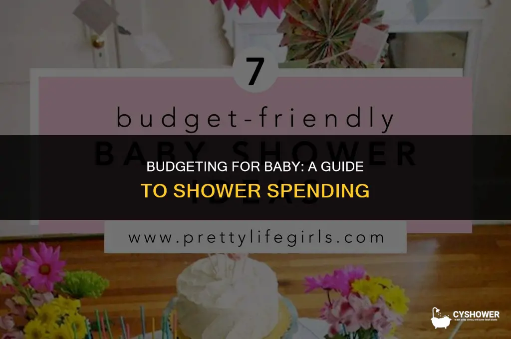 how much to spend at shower