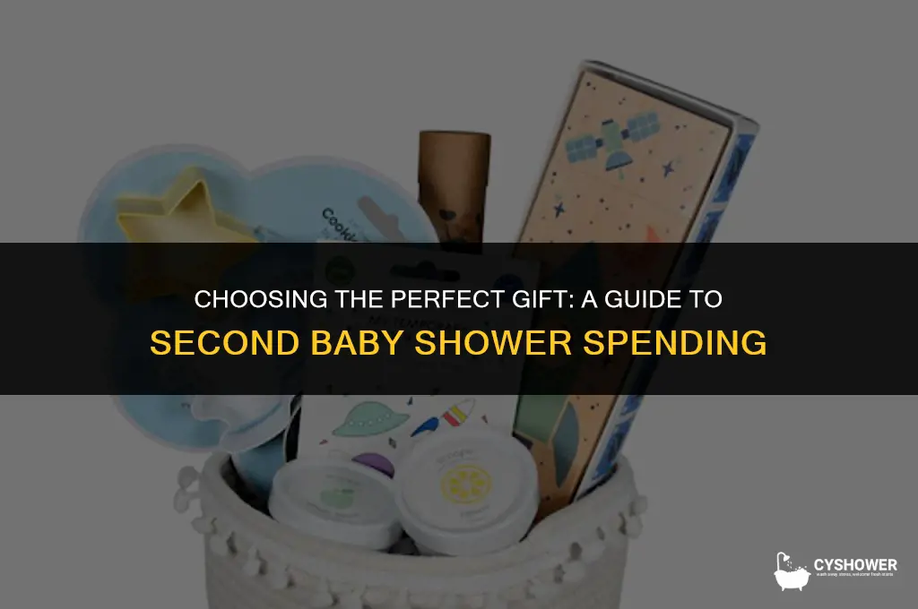 how much to spend on second baby shower gift