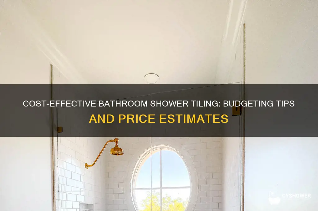 how much to tile a bathroom shower unit