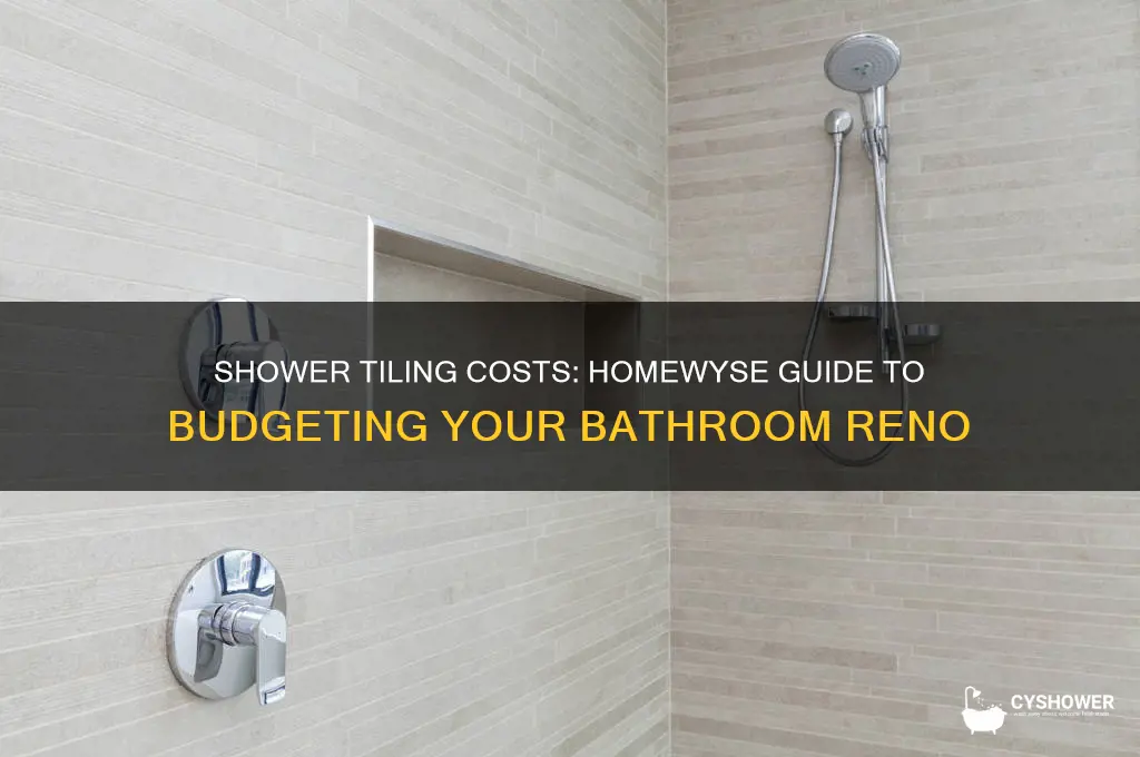 how much to tile a shower homewyse