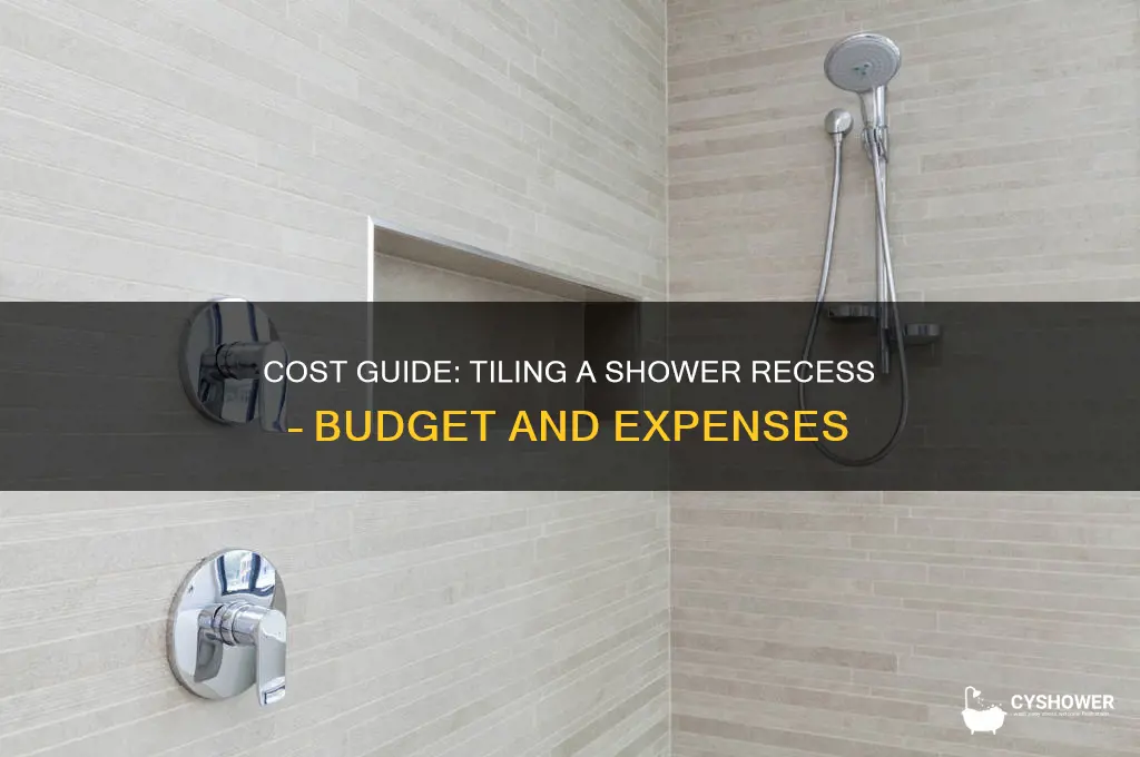 how much to tile a shower recess