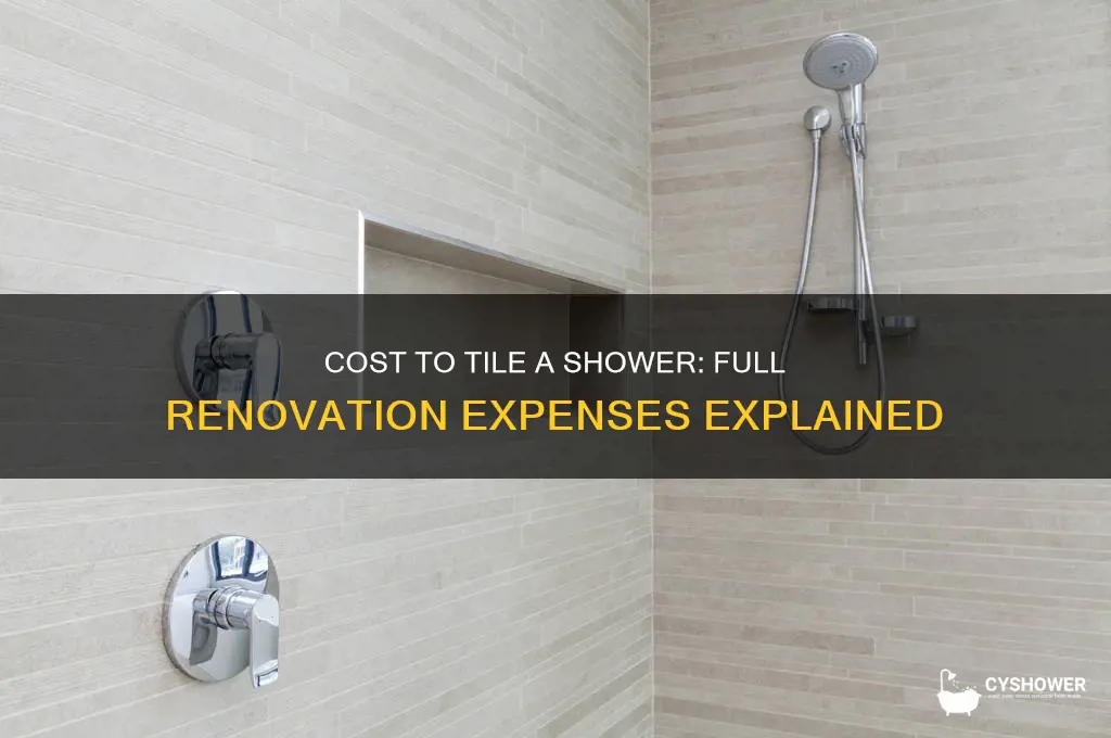 how much to tile an entire shower
