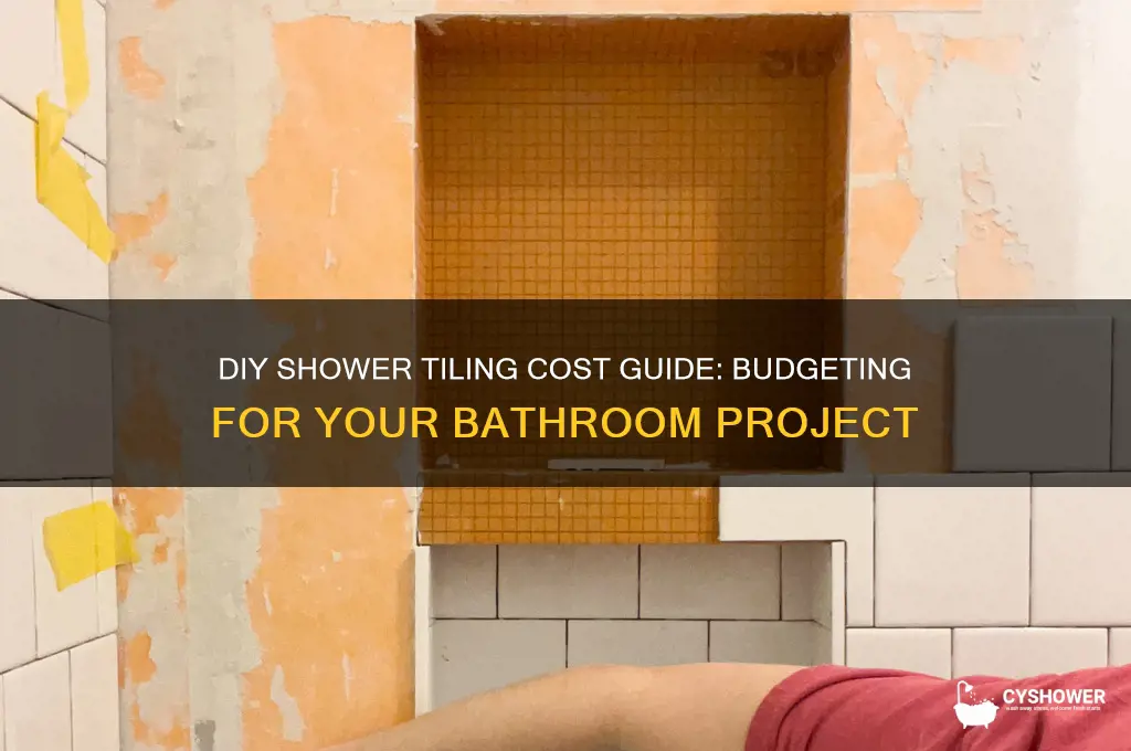 how much to tile shower by myself