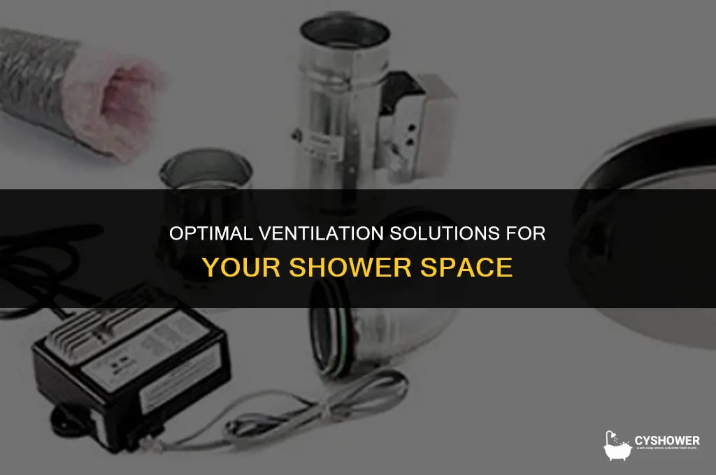 how much ventilation for a shower