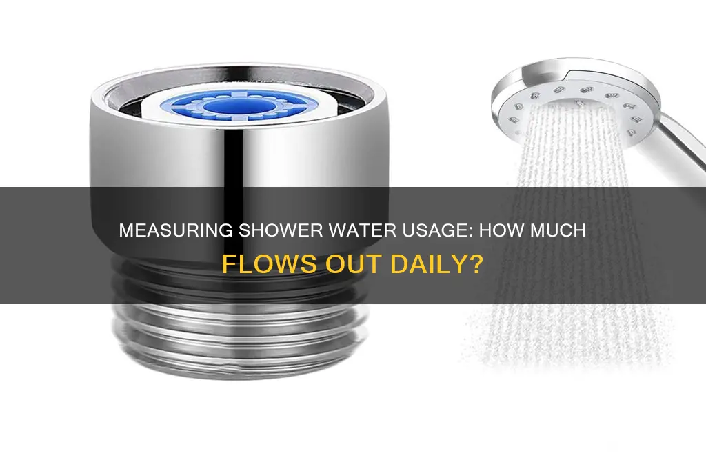 how much water comes out of a shower