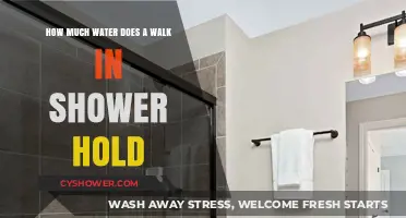 Walk-In Shower Water Capacity: How Much Does It Hold?