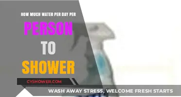 Daily Shower Water Usage: How Much is Enough for One Person?