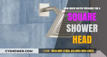 Optimal Water Pressure for a Square Shower Head: A Comprehensive Guide