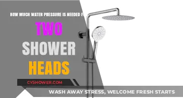 Optimal Water Pressure Requirements for Dual Shower Head Systems