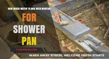 Perfect Shower Pan Mortar Mix: Water Ratio Guide for DIY Installers