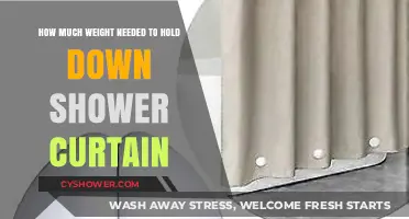 Choosing the Right Weight to Secure Your Shower Curtain Effectively