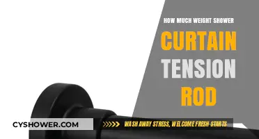 How Much Weight Can a Shower Curtain Tension Rod Hold?