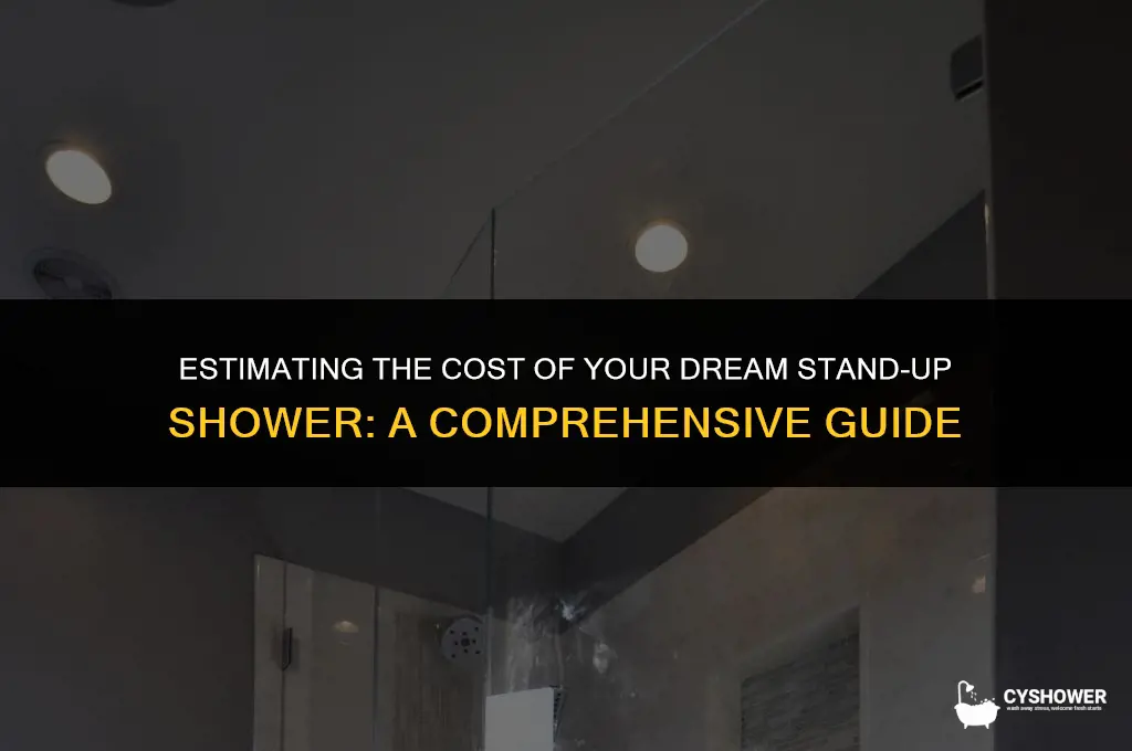 how much would a new stand up shower