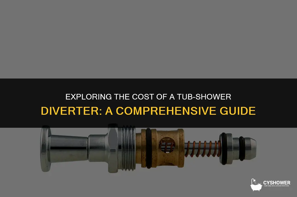 how much would a tub shower diverter cost