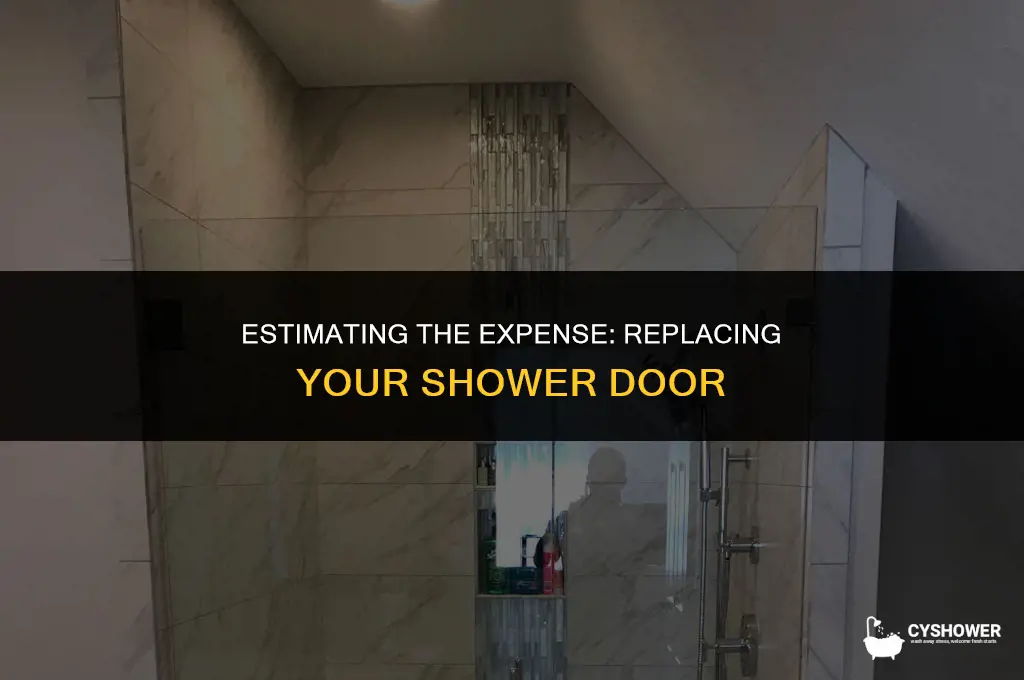 how much would it cost to change the shower doort