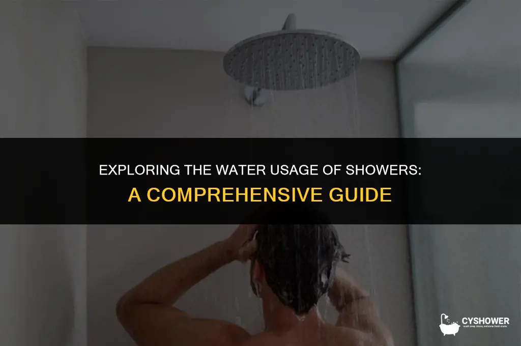 how much wqter does q shower require