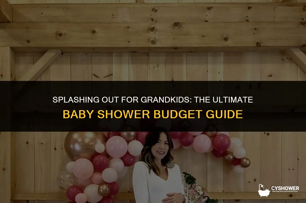 how much you spend to baby shower for grandkids
