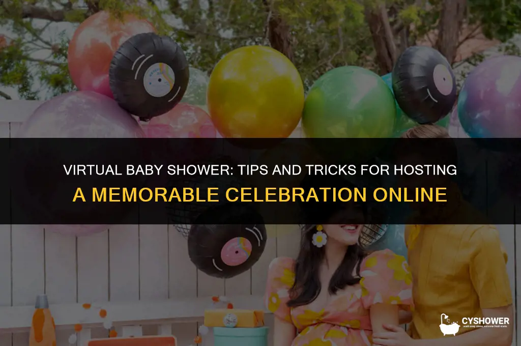 how o i host a virtual baby shower