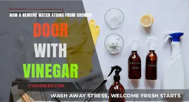 Effective Vinegar Hack to Remove Water Stains from Shower Doors