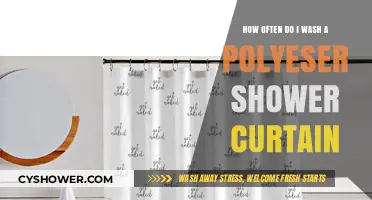 Polyester Shower Curtain Care: Optimal Washing Frequency Guide