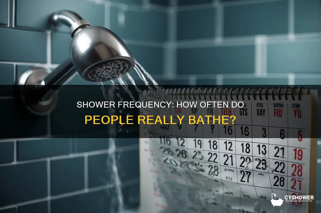how often do people take a shower