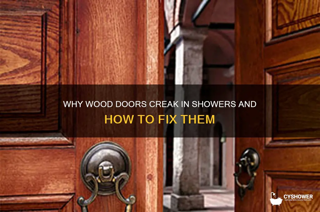 how often do wood doors creak shower
