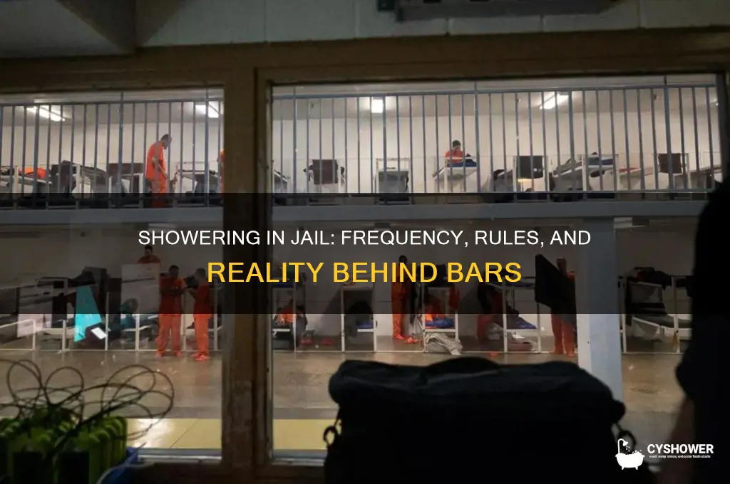 how often do you get to shower in jail