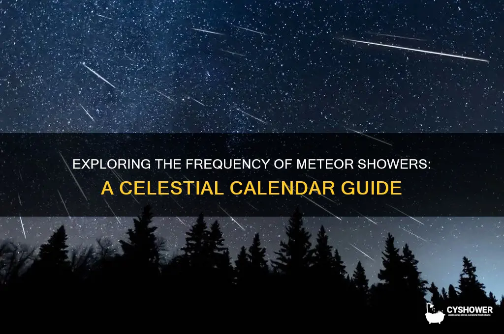 how often does meteor shower happen