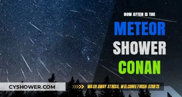Conan's Meteor Shower Frequency: A Celestial Spectacle Guide