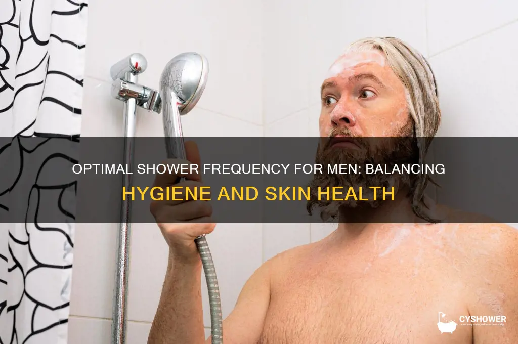 how often should a man take a shower