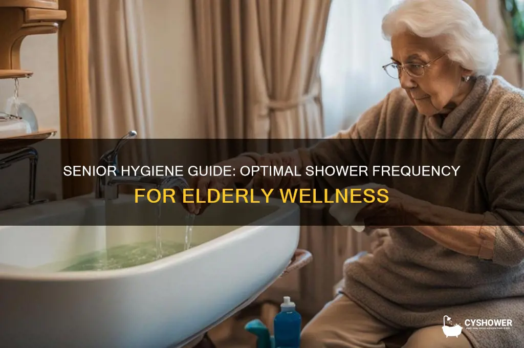 how often should a senior citizen take a shower