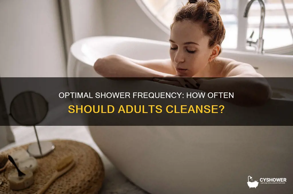 how often should an adult take a shower