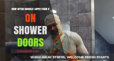 Optimal Rain-X Application Frequency for Spotless Shower Doors
