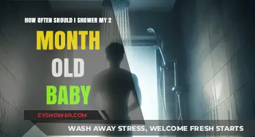 Bathing Bliss: The Ideal Shower Frequency for Your 2-Month-Old