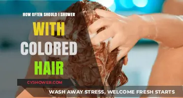 Maintaining Vibrant Colored Hair: Optimal Shower Frequency Tips and Tricks