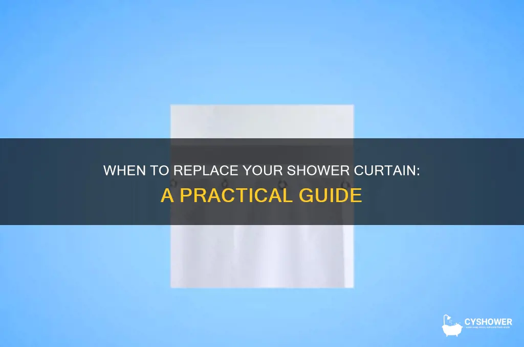 how often should you buy a new shower curtain