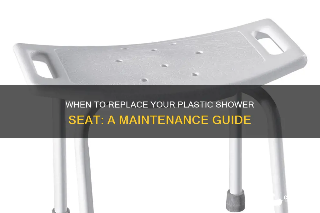 how often should you replace your plastic shower seat
