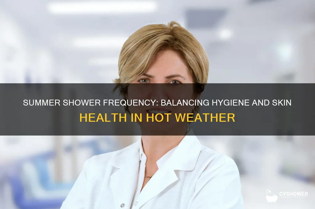 how often should you take a shower in summer